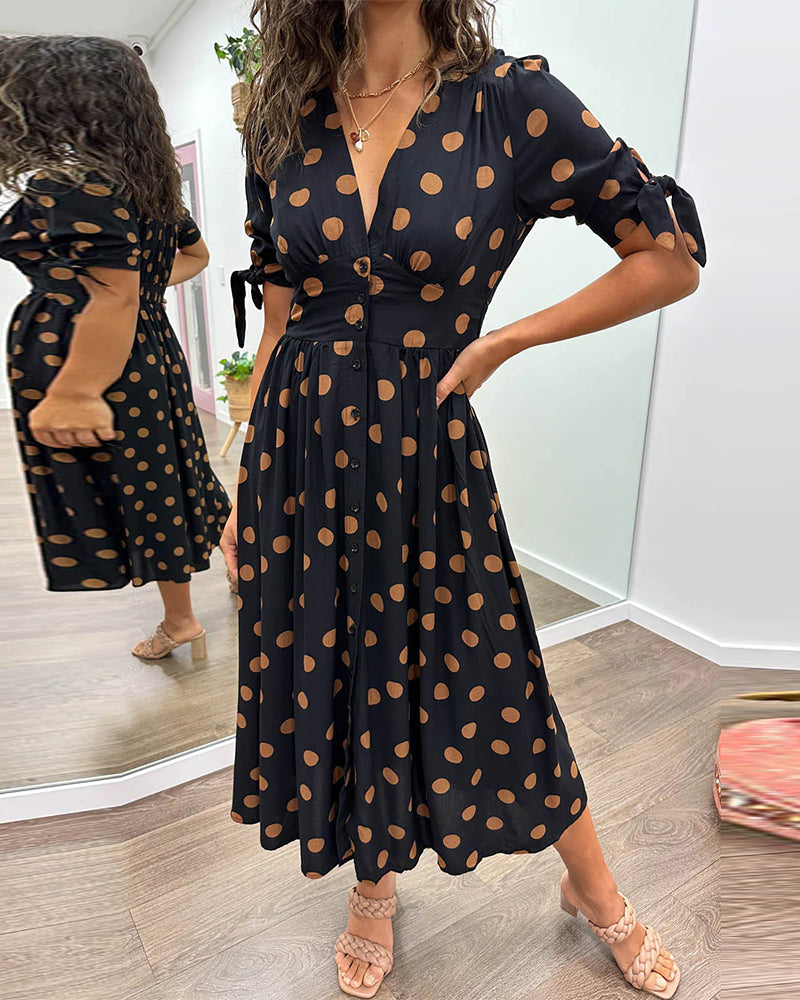 ZOE – CHARMING POLKA DOT DRESS