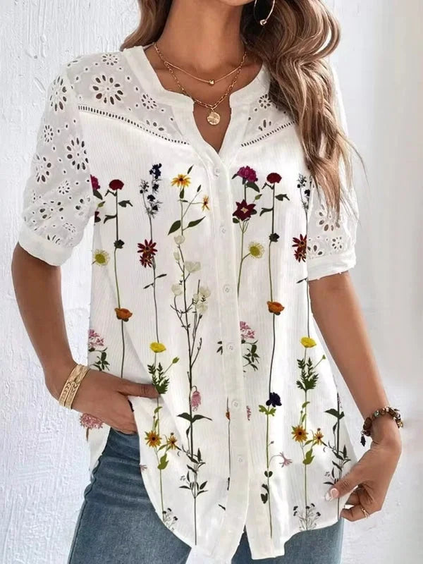 NICOLE – CASUAL LACE BLOUSE