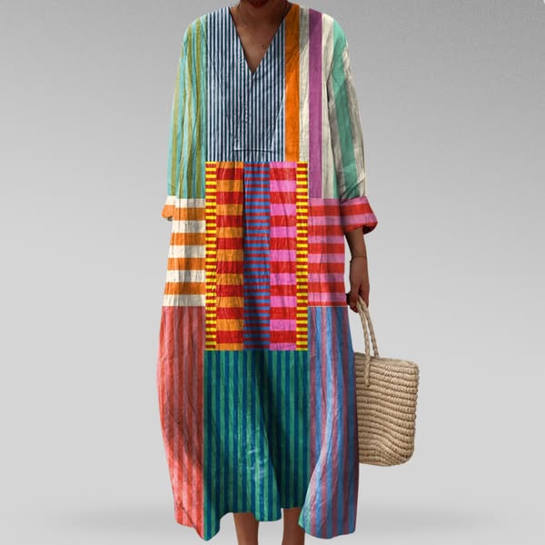 ISABELLA – MODERN STRETCH GEO DRESS