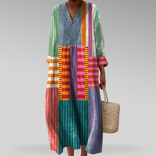 ISABELLA – MODERN STRETCH GEO DRESS