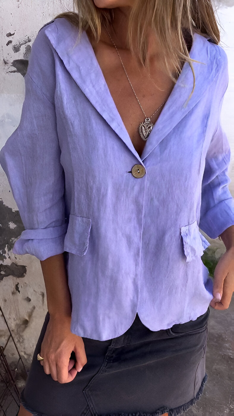 MILENA – LIGHTWEIGHT BUTTONED TOP