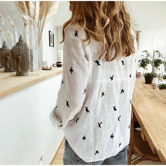 TARAH – RELAXED LONG SLEEVE BLOUSE