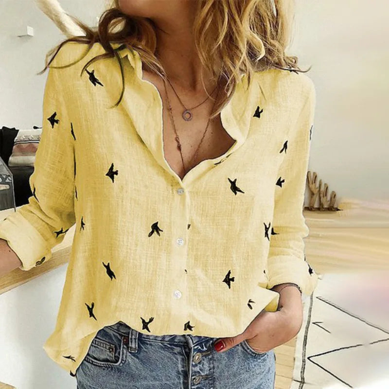 TARAH – RELAXED LONG SLEEVE BLOUSE