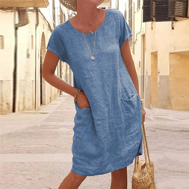 ELIZA – STRETCH DRESS WITH POCKETS