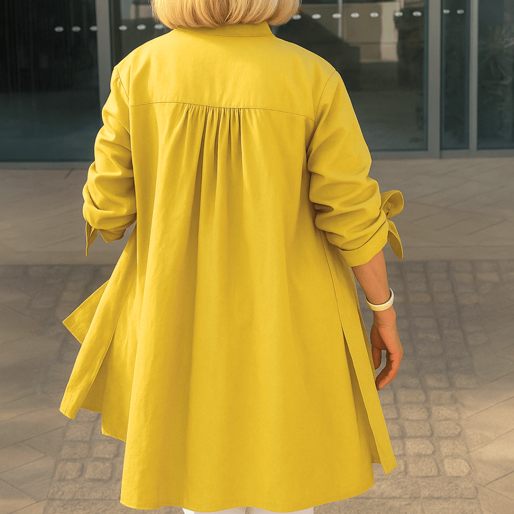 AVA – LIGHTWEIGHT COTTON BLOUSE WITH STYLE