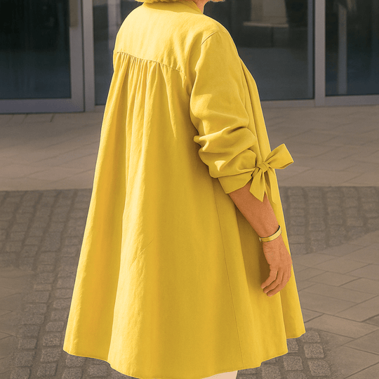 AVA – LIGHTWEIGHT COTTON BLOUSE WITH STYLE