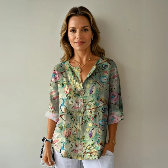 LILLIAN – VINTAGE-INSPIRED BLOUSE