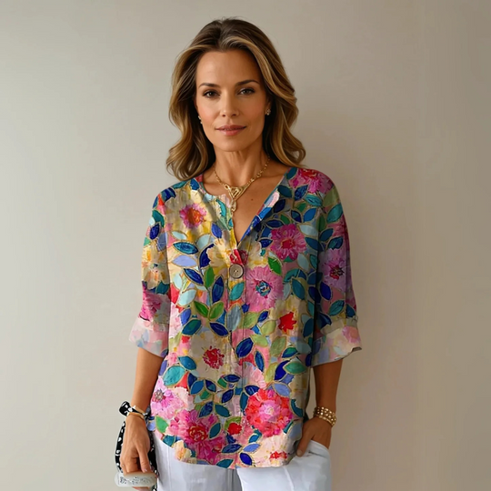 LILLIAN – VINTAGE-INSPIRED BLOUSE