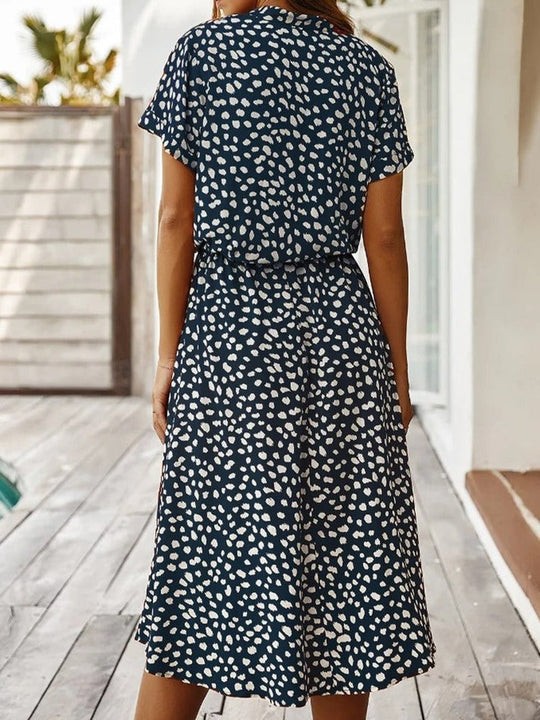ALINE – FLOWY PRINTED DRESS