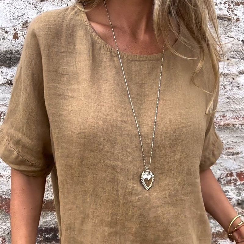 MARISE – RELAXED LINEN TEE
