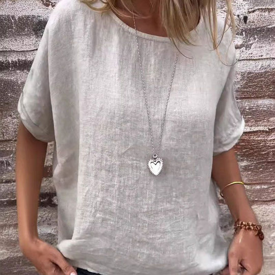 MARISE – RELAXED LINEN TEE
