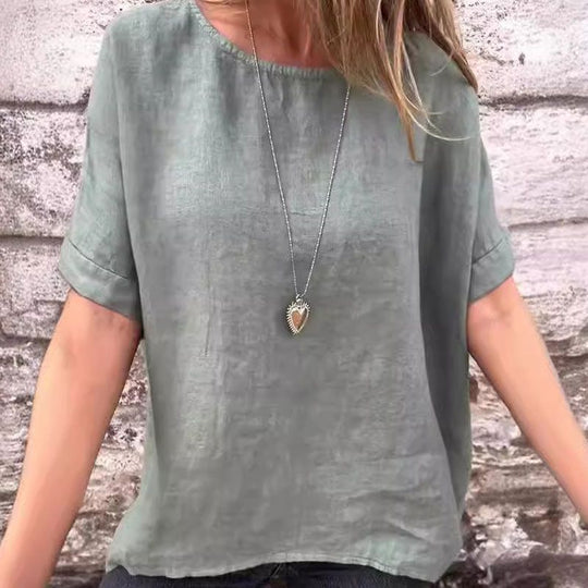 MARISE – RELAXED LINEN TEE