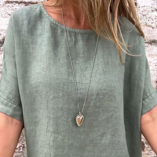 MARISE – RELAXED LINEN TEE