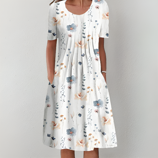 POPPY - ELEGANT PRINTED DRESS