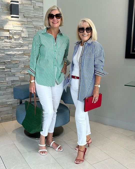 MYRTHE – RELAXED LONG-SLEEVE BLOUSE