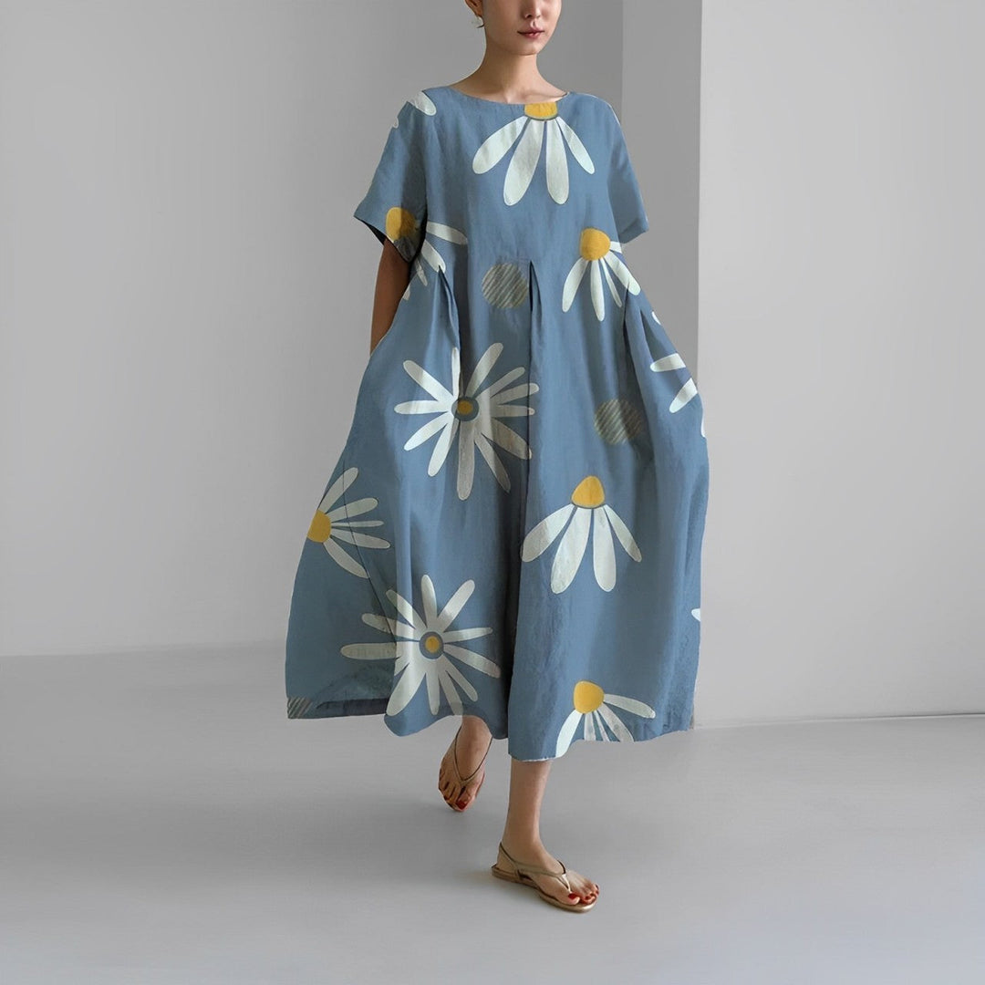 NADINE – FLOWY BOHO MIDI DRESS